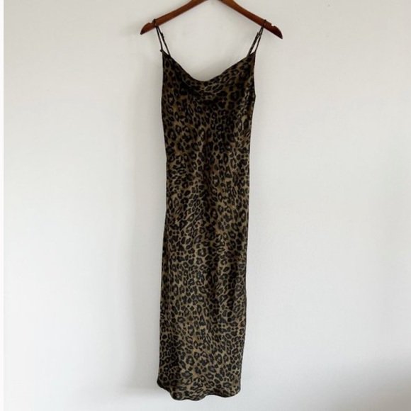 Zara Animal Print Midi Dress - Picture 1 of 4